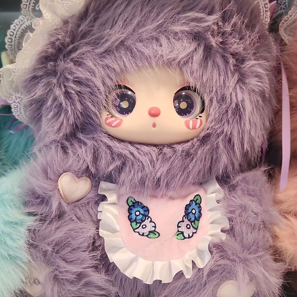 Liila 600% V2 Tea Time With My Girl Series Purple Kitty Plush Doll